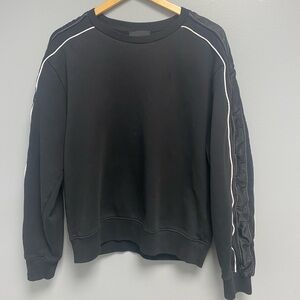 3.1 Phillip Lim black crewneck pullover sweatshirt